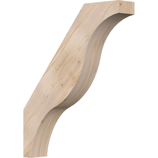 Ekena Millwork 5 1/2"W x 30"D x 36"H Funston Smooth Knee Brace, Douglas Fir BRC06X30X36FST00SDF - main